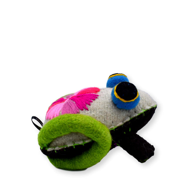 Frog- Woolen Toy